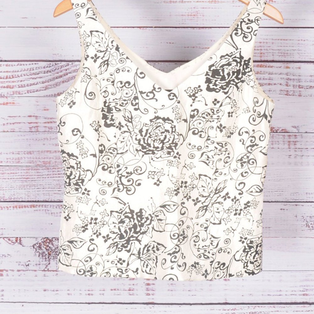 Alex, Evenings, Cream Top, Size M